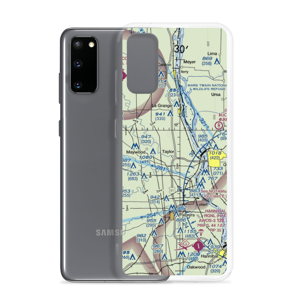 Haerr Field (US-0105) VFR Sectional Samsung Case Samsung Galaxy S20 model shown