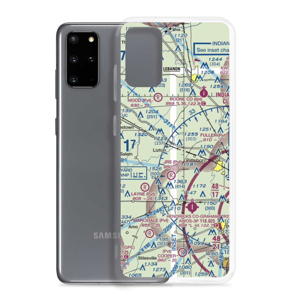 Haffner Airport (II52) VFR Sectional Samsung Case Samsung Galaxy S20 Plus model shown