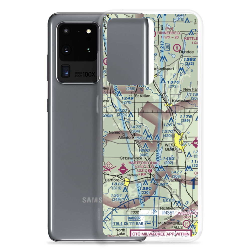 Hahn Sky Ranch Airport (2T5) VFR Sectional Samsung Case Samsung Galaxy S20 Ultra model shown