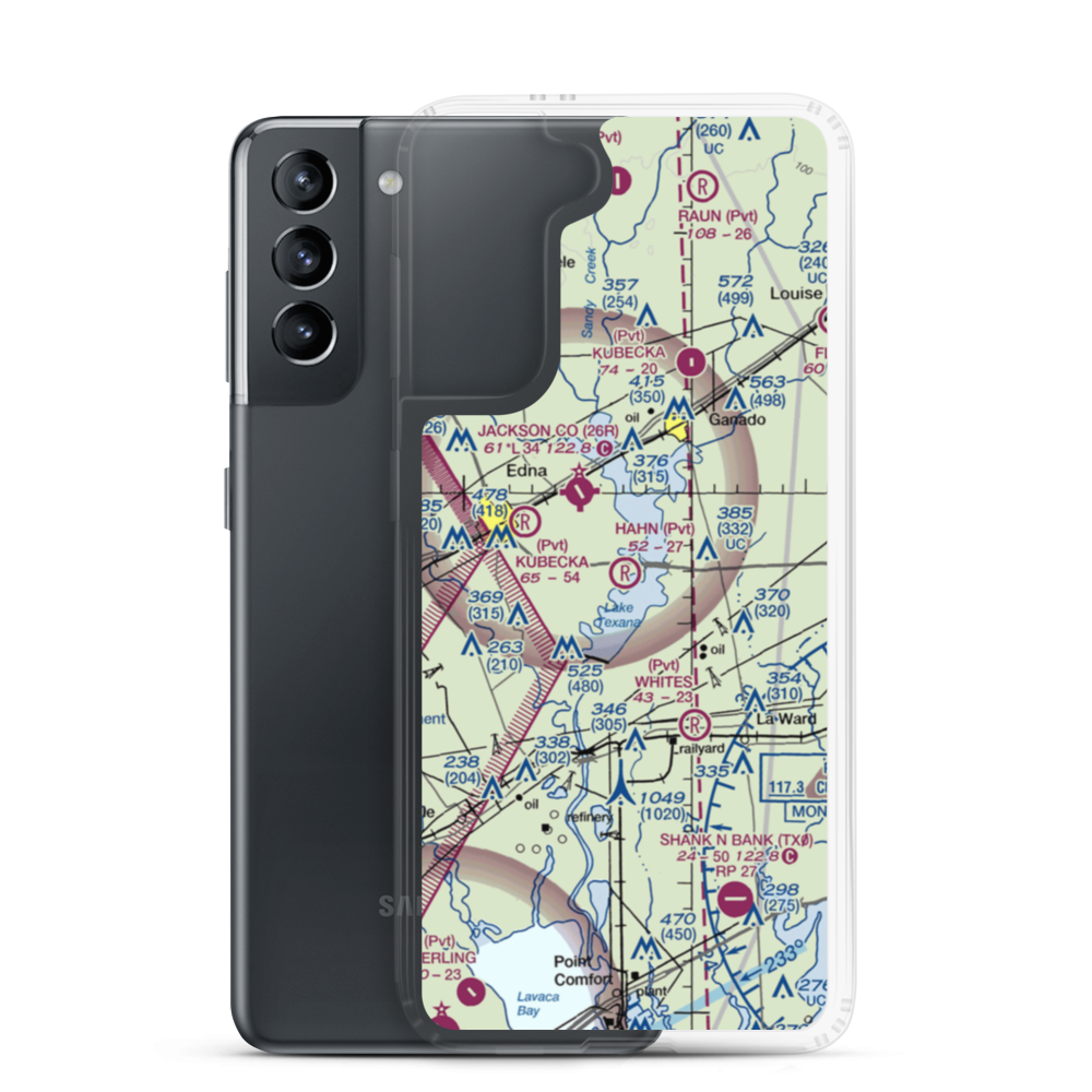 Hahns Airport (6TE3) VFR Sectional Samsung Case Samsung Galaxy S21 model shown