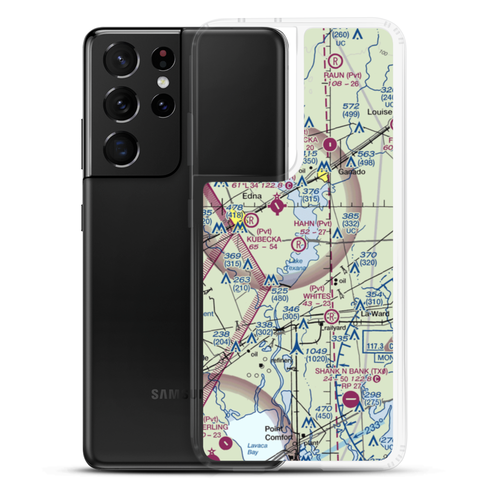 Hahns Airport (6TE3) VFR Sectional Samsung Case Samsung Galaxy S21 Ultra model shown