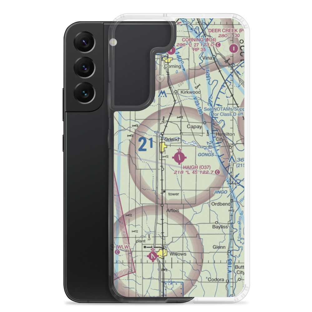 Haigh Field (O37) VFR Sectional Samsung Case Samsung Galaxy S22 Plus model shown