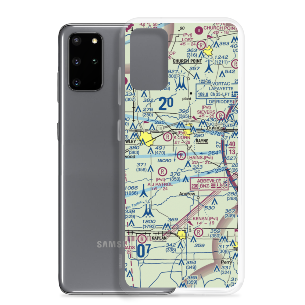 Hains Airstrip (12LS) VFR Sectional Samsung Case Samsung Galaxy S20 Plus model shown
