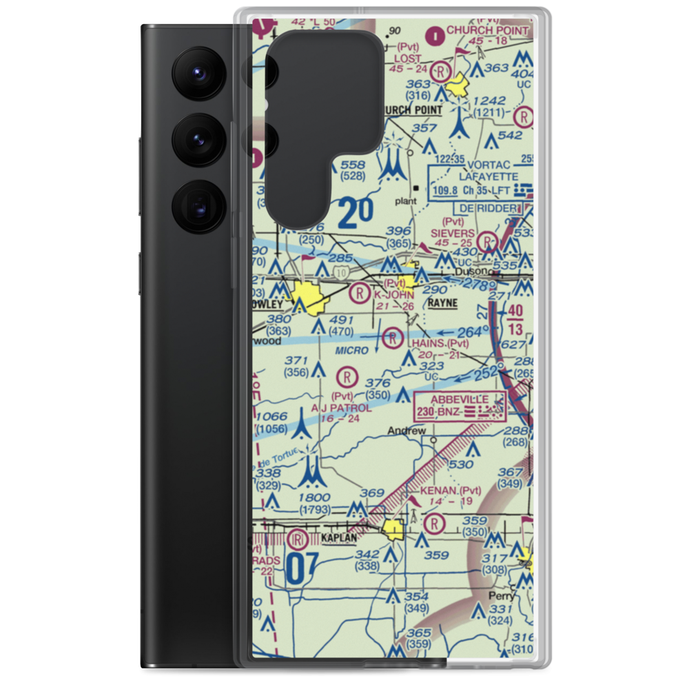 Hains Airstrip (12LS) VFR Sectional Samsung Case Samsung Galaxy S22 Ultra model shown