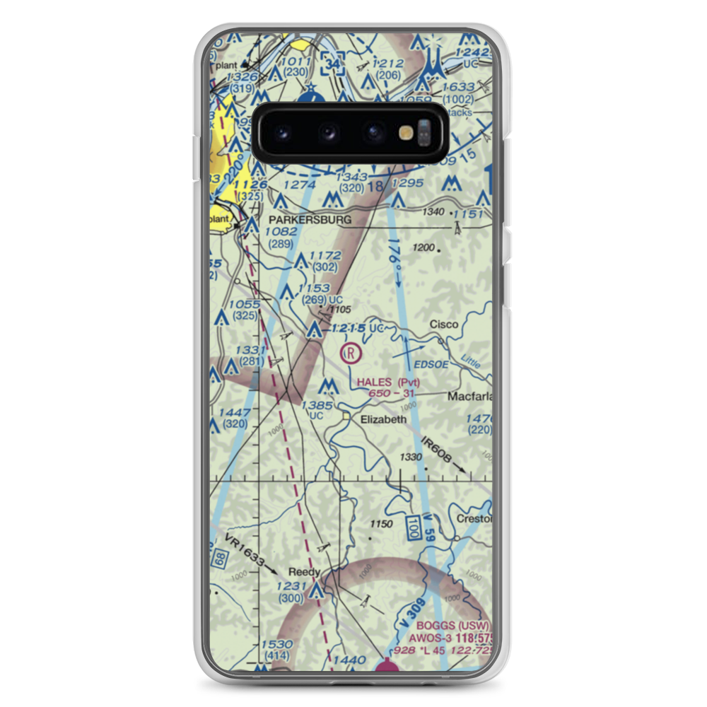 Hales Landing Airport (2WV3) VFR Sectional Samsung Case Samsung Galaxy S10+ model shown