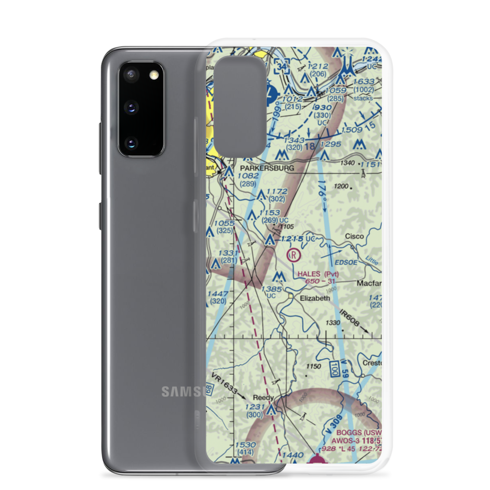 Hales Landing Airport (2WV3) VFR Sectional Samsung Case Samsung Galaxy S20 model shown