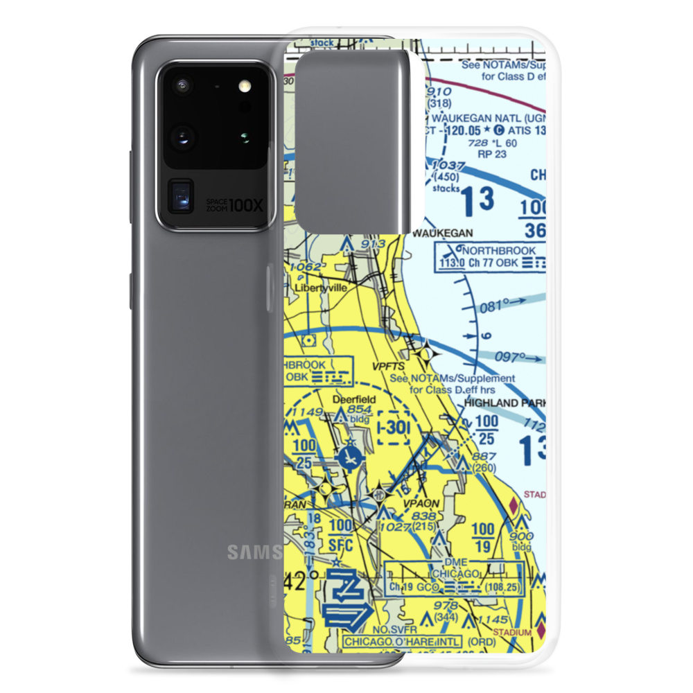 Haley Army Airfield (FSN) VFR Sectional Samsung Case Samsung Galaxy S20 Ultra model shown