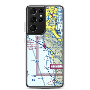 Half Moon Bay Airport (HAF) VFR Sectional Samsung Case