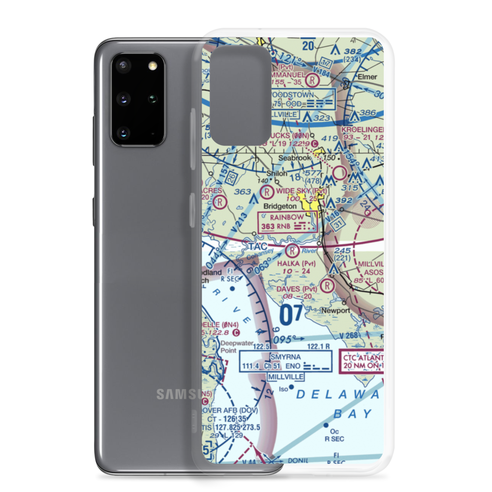 Halka Nurseries Airport (9NJ6) VFR Sectional Samsung Case Samsung Galaxy S20 Plus model shown