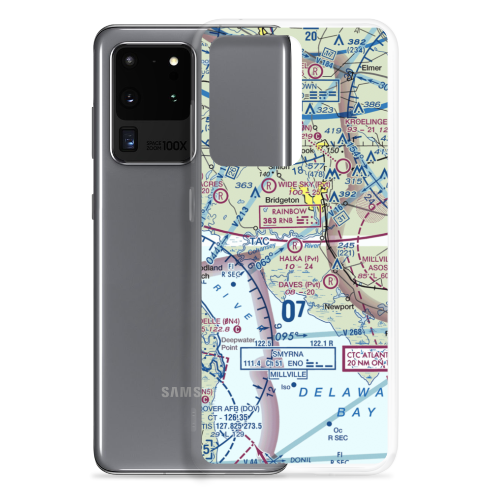 Halka Nurseries Airport (9NJ6) VFR Sectional Samsung Case Samsung Galaxy S20 Ultra model shown