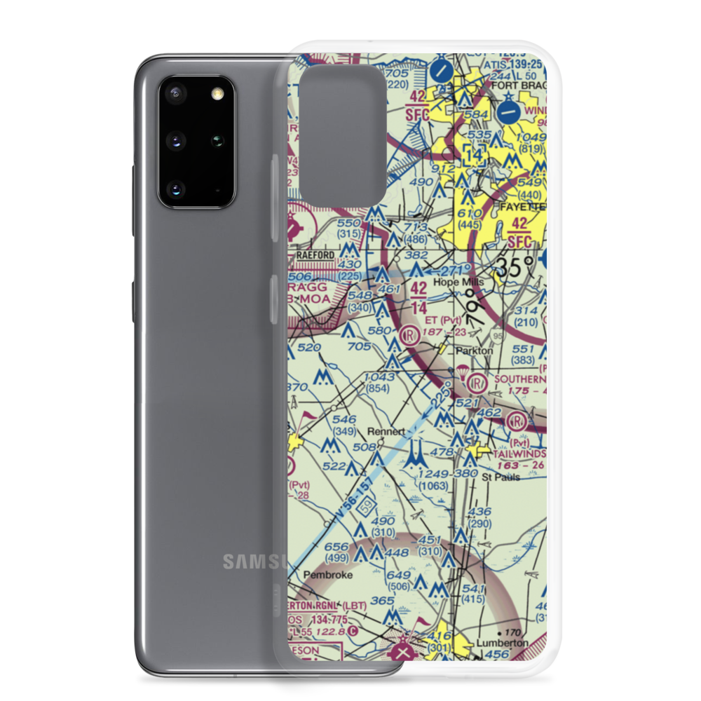 Hall Field (32NC) VFR Sectional Samsung Case Samsung Galaxy S20 Plus model shown