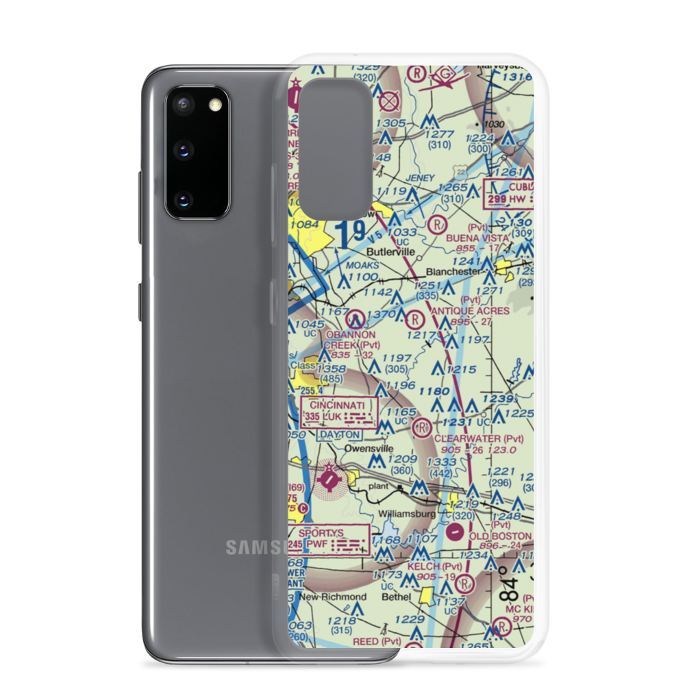Hallelujah Field (OI40) VFR Sectional Samsung Case Samsung Galaxy S20 model shown