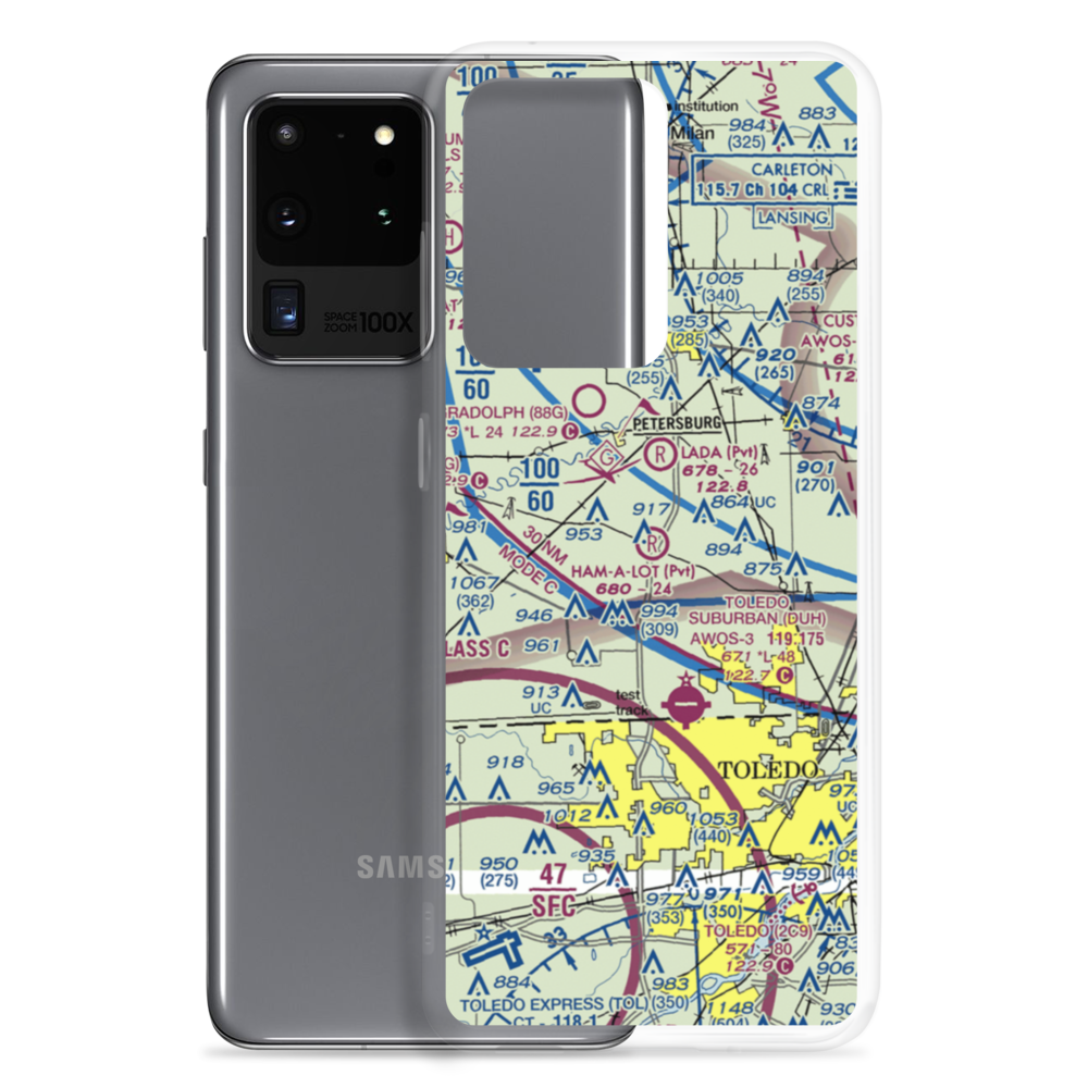 Ham-A-Lot Field (MI48) VFR Sectional Samsung Case Samsung Galaxy S20 Ultra model shown