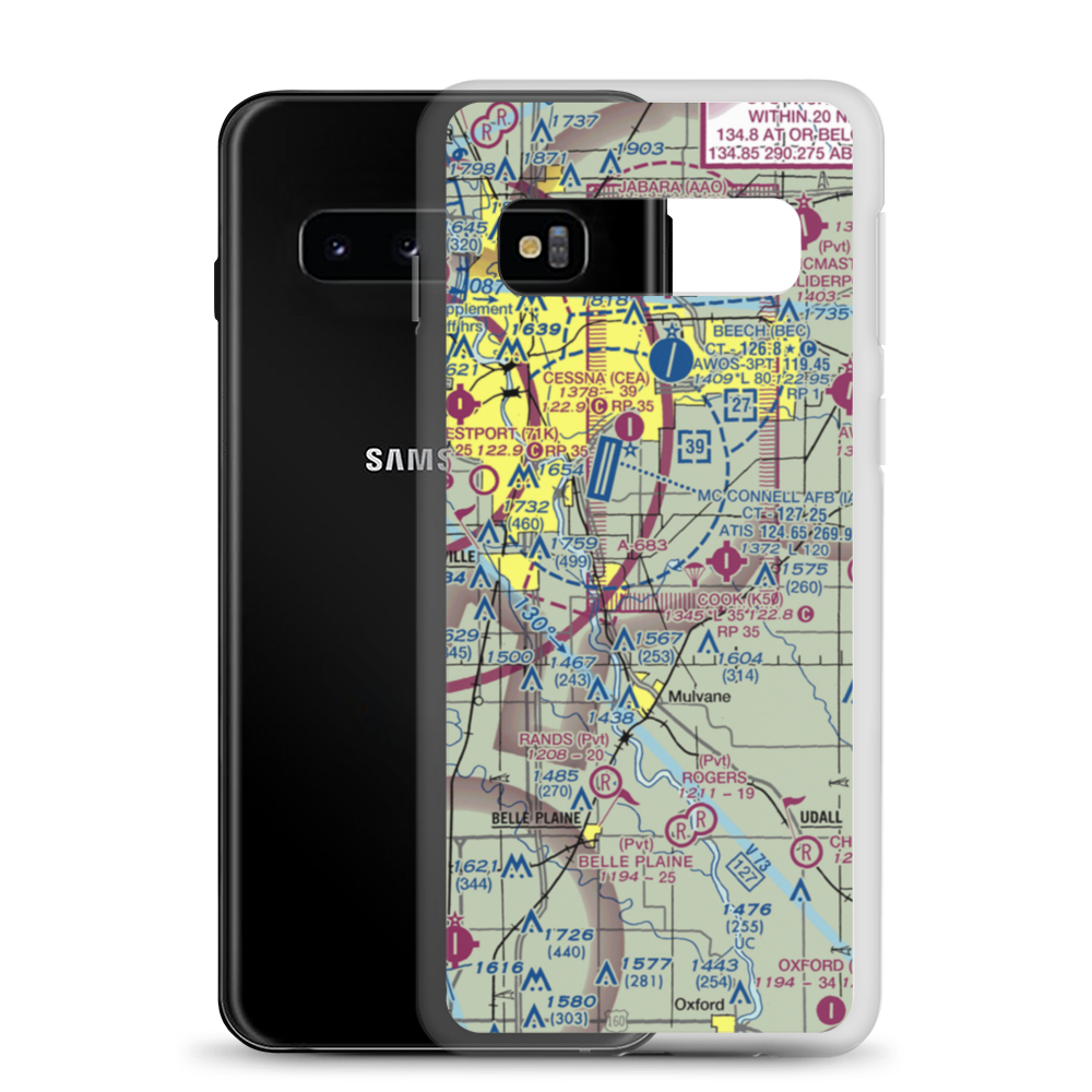 Hamilton Field (1K3) VFR Sectional Samsung Case Samsung Galaxy S10 model shown