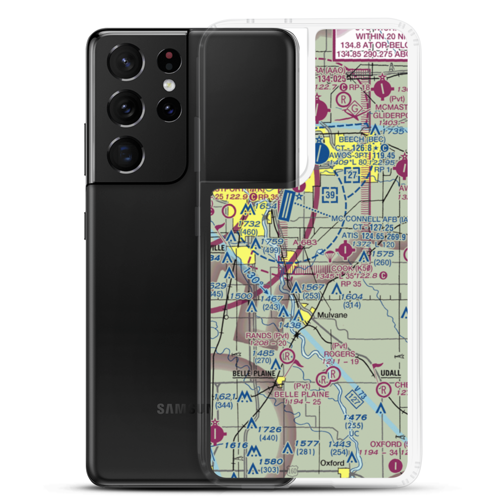 Hamilton Field (1K3) VFR Sectional Samsung Case Samsung Galaxy S21 Ultra model shown