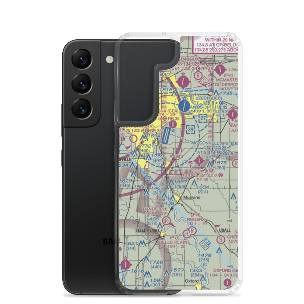 Hamilton Field (1K3) VFR Sectional Samsung Case Samsung Galaxy S22 model shown