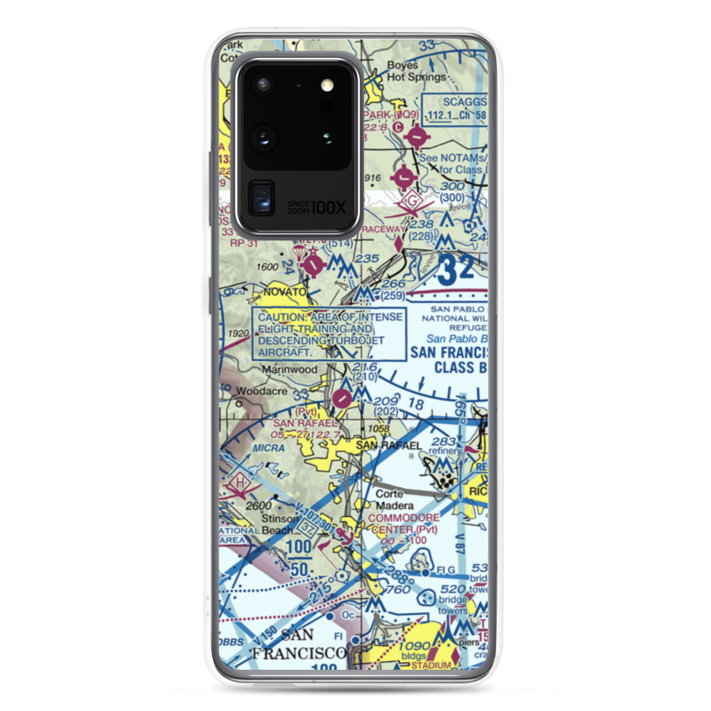 Hamilton Field (SRF) VFR Sectional Samsung Case Samsung Galaxy S20 Ultra model shown