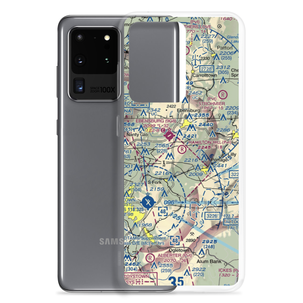 Hamilton Hill Airport (PS47) VFR Sectional Samsung Case Samsung Galaxy S20 Ultra model shown