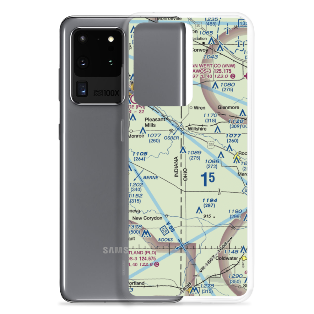 Hamrick Airport (5OI5) VFR Sectional Samsung Case Samsung Galaxy S20 Ultra model shown