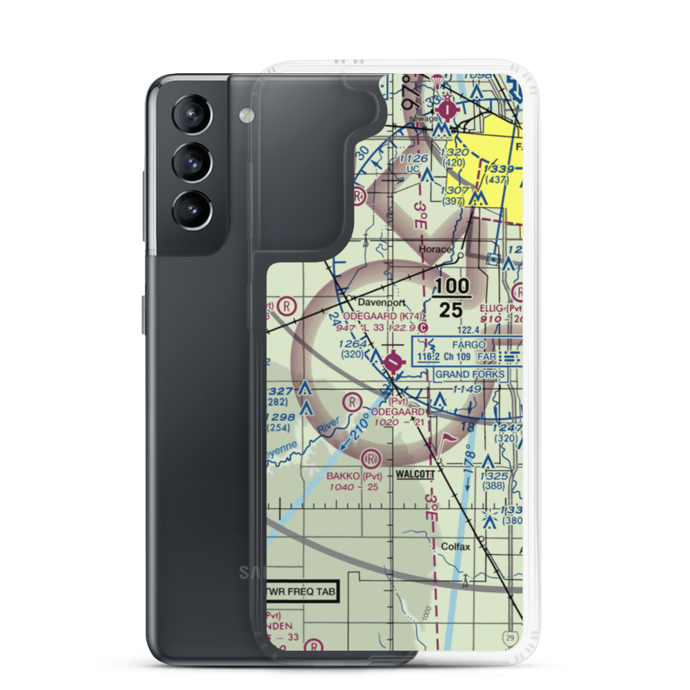 Hamry Field (K74) VFR Sectional Samsung Case Samsung Galaxy S21 model shown