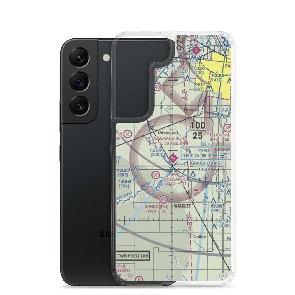Hamry Field (K74) VFR Sectional Samsung Case Samsung Galaxy S22 model shown