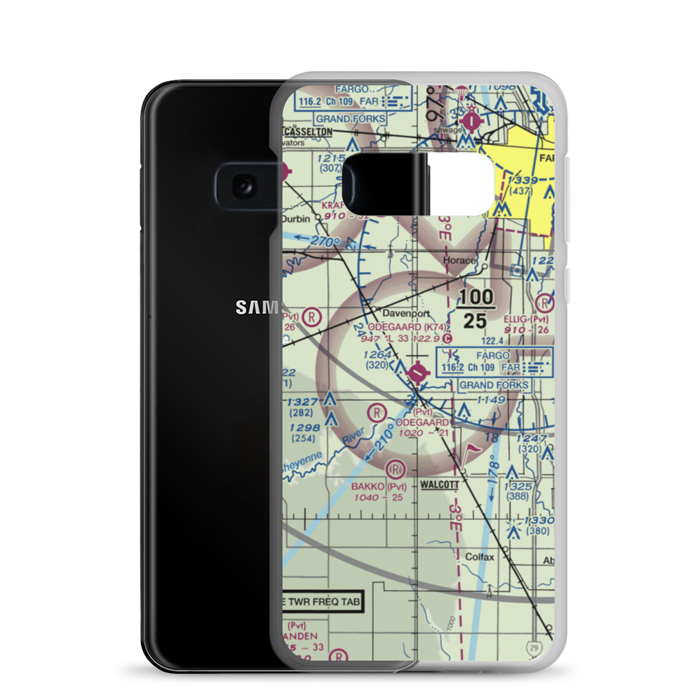 Hamry Field (K74) VFR Sectional Samsung Case Samsung Galaxy S10e model shown