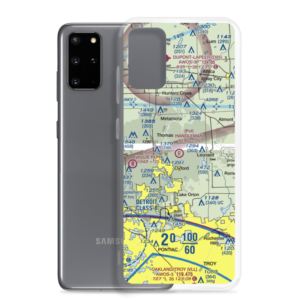Handleman Sky Ranch Airport (37MI) VFR Sectional Samsung Case Samsung Galaxy S20 Plus model shown