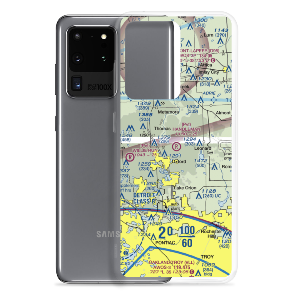 Handleman Sky Ranch Airport (37MI) VFR Sectional Samsung Case Samsung Galaxy S20 Ultra model shown