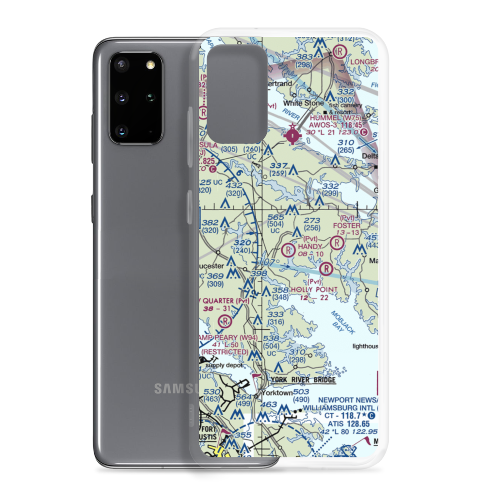 Handy Strip (0VA9) VFR Sectional Samsung Case Samsung Galaxy S20 Plus model shown