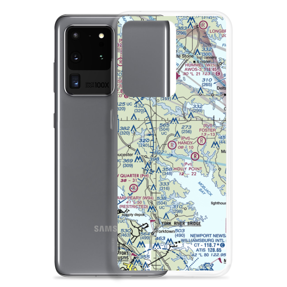 Handy Strip (0VA9) VFR Sectional Samsung Case Samsung Galaxy S20 Ultra model shown