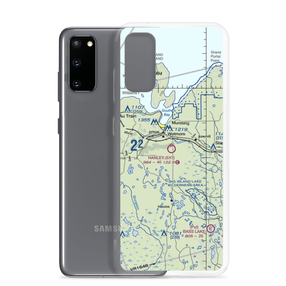 Hanley Field (5Y7) VFR Sectional Samsung Case Samsung Galaxy S20 model shown