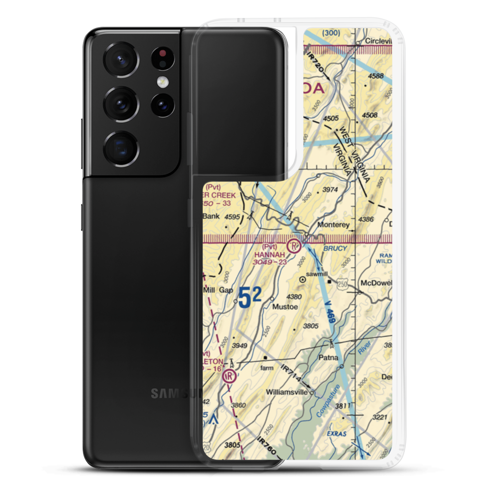 Hannah Field (7VA9) VFR Sectional Samsung Case Samsung Galaxy S21 Ultra model shown