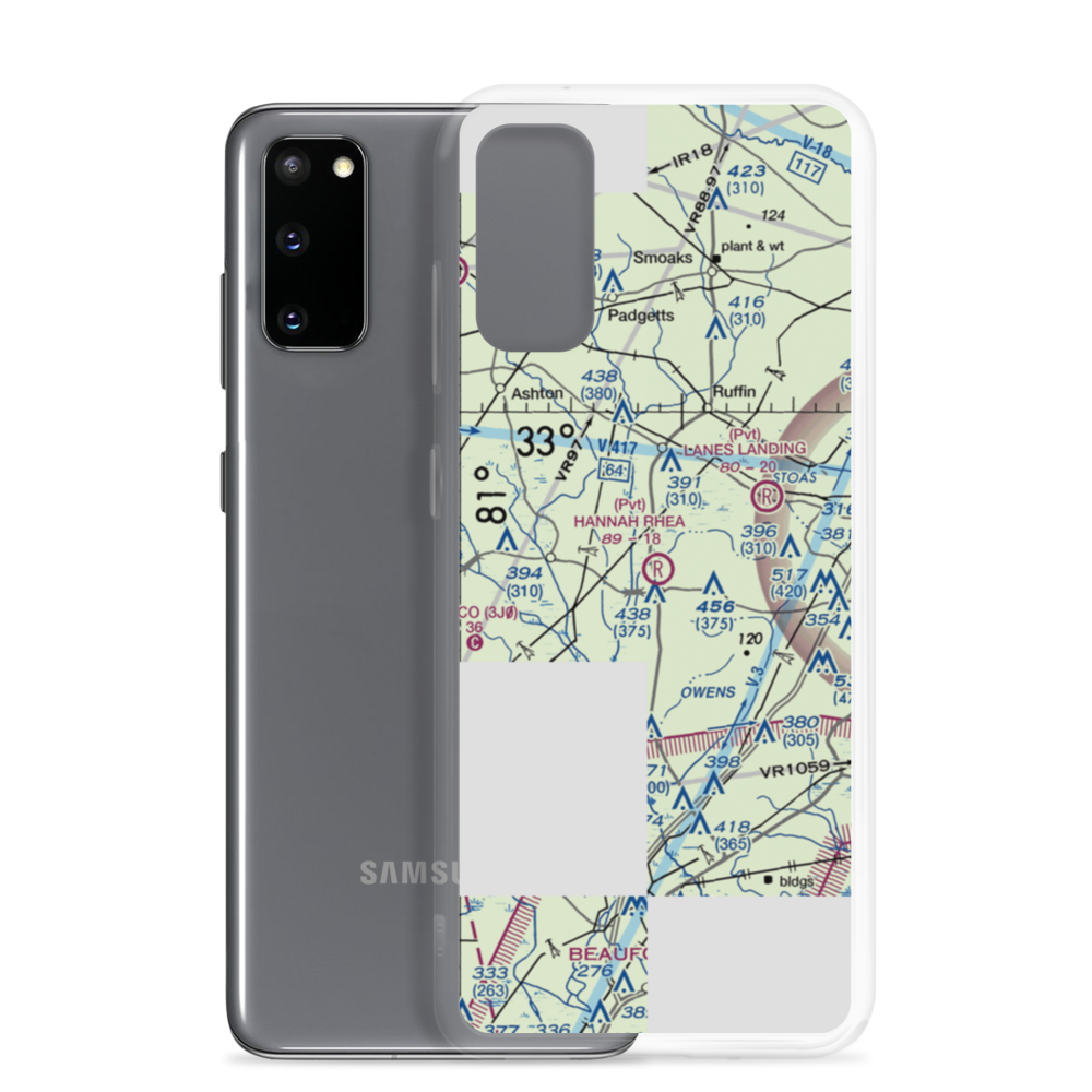 Hannah Rhea Field (29SC) VFR Sectional Samsung Case Samsung Galaxy S20 model shown