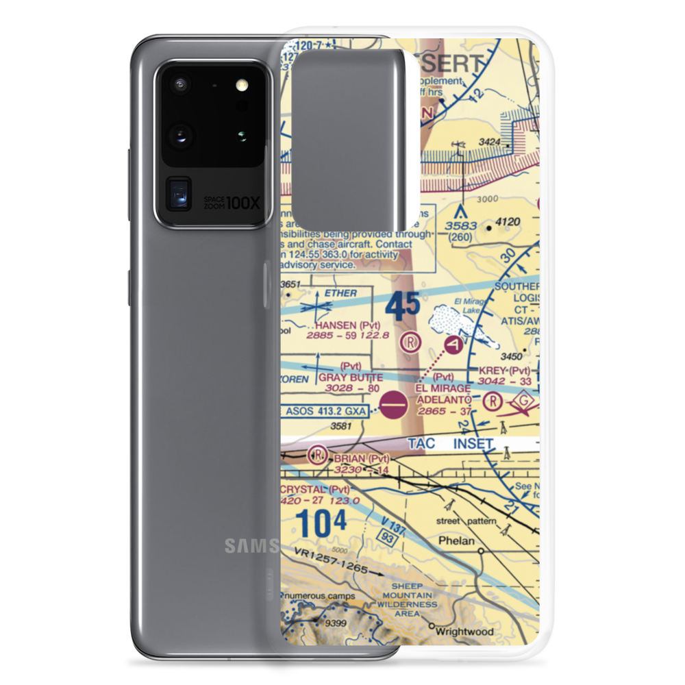 Hansen Airport (11CL) VFR Sectional Samsung Case Samsung Galaxy S20 Ultra model shown