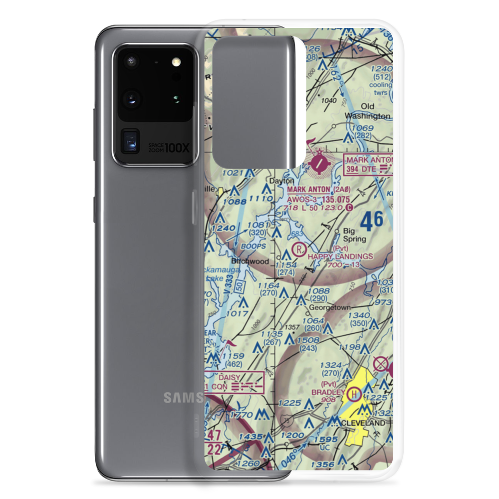 Happy Landings Airport (4TN1) VFR Sectional Samsung Case Samsung Galaxy S20 Ultra model shown