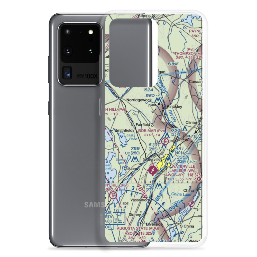 Hapworths Private Landing Area Airport (US-0103) VFR Sectional Samsung Case Samsung Galaxy S20 Ultra model shown