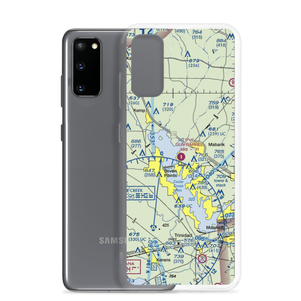 Harbor Point Airport (US-0132) VFR Sectional Samsung Case Samsung Galaxy S20 model shown