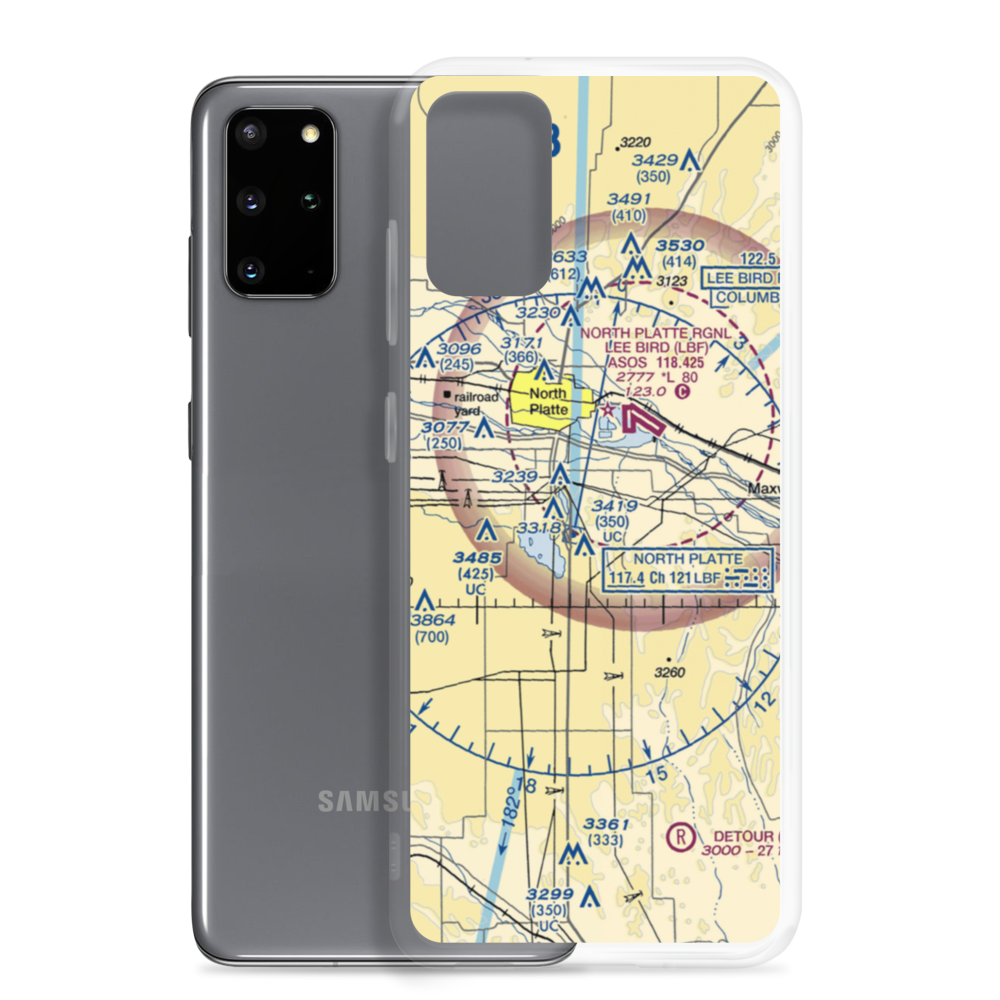 Harden Airstrip (49NE) VFR Sectional Samsung Case Samsung Galaxy S20 Plus model shown