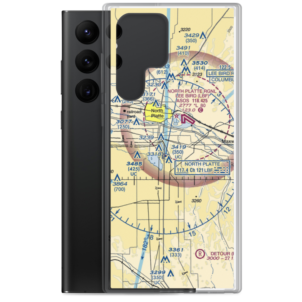 Harden Airstrip (49NE) VFR Sectional Samsung Case Samsung Galaxy S22 Ultra model shown