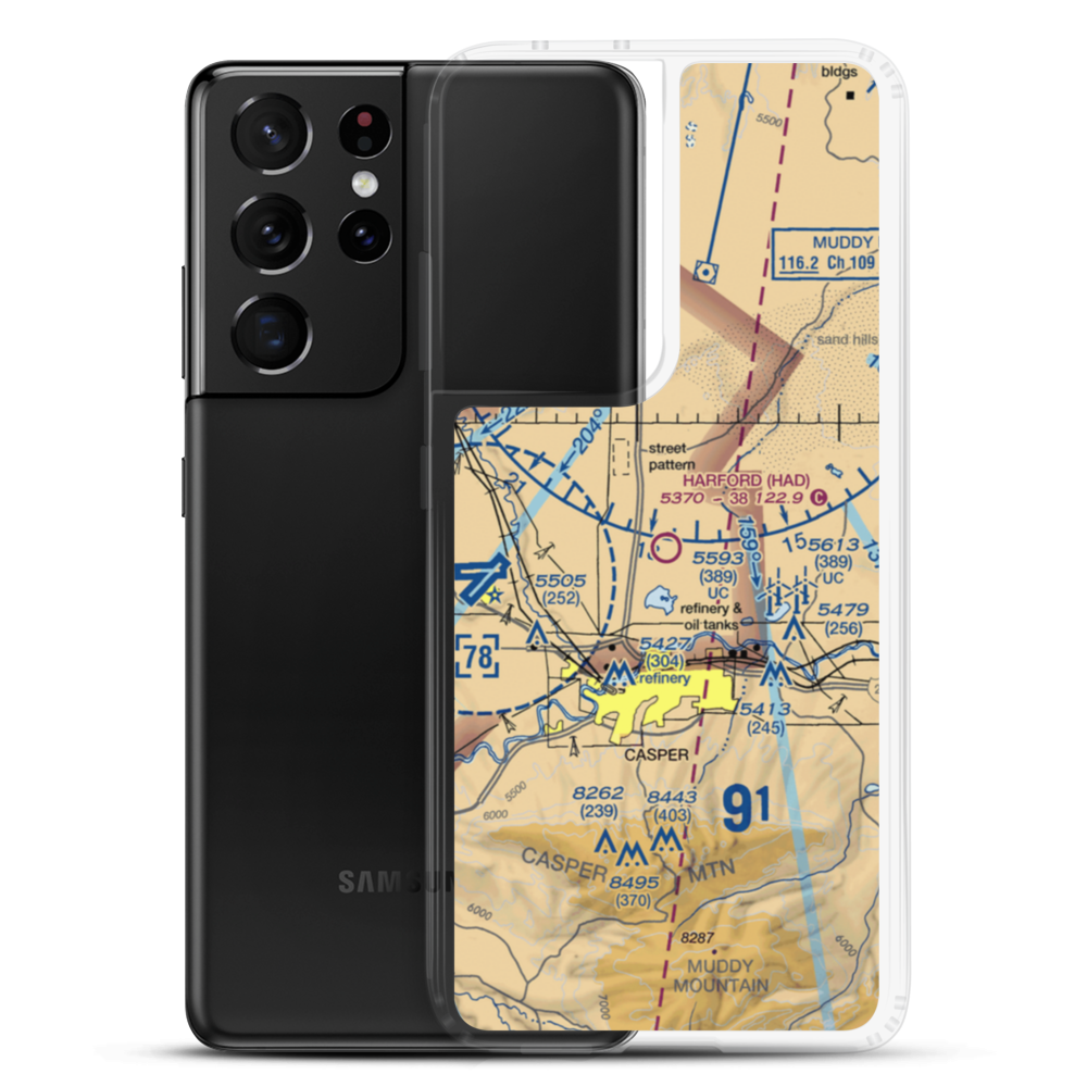 Harford Field (HAD) VFR Sectional Samsung Case Samsung Galaxy S21 Ultra model shown
