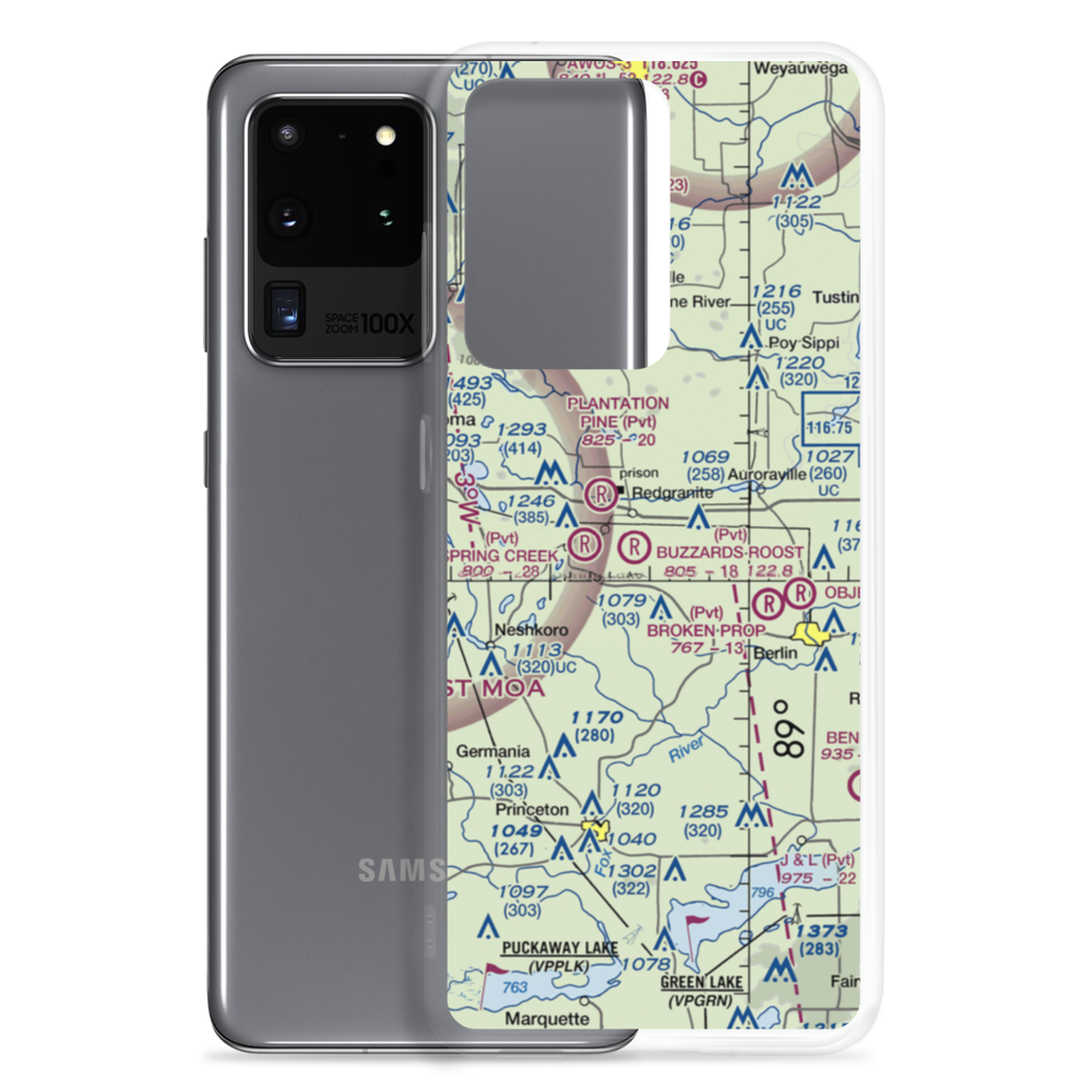 Harju Airport (20WI) VFR Sectional Samsung Case Samsung Galaxy S20 Ultra model shown