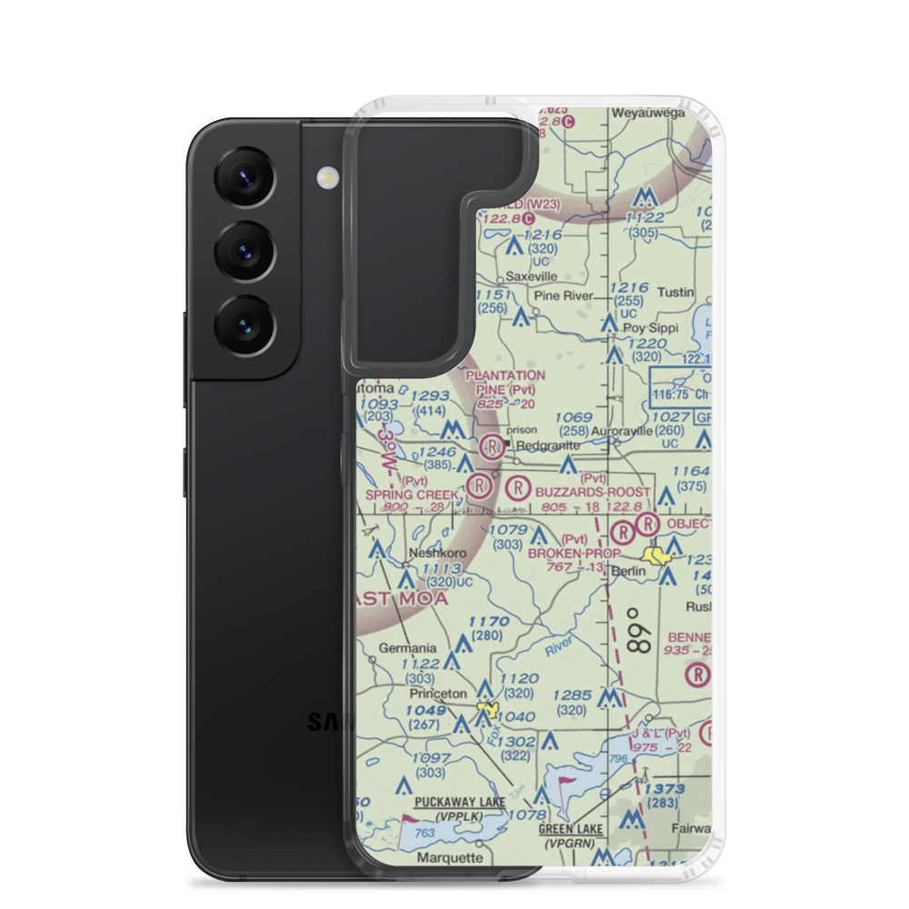 Harju Airport (20WI) VFR Sectional Samsung Case Samsung Galaxy S22 model shown