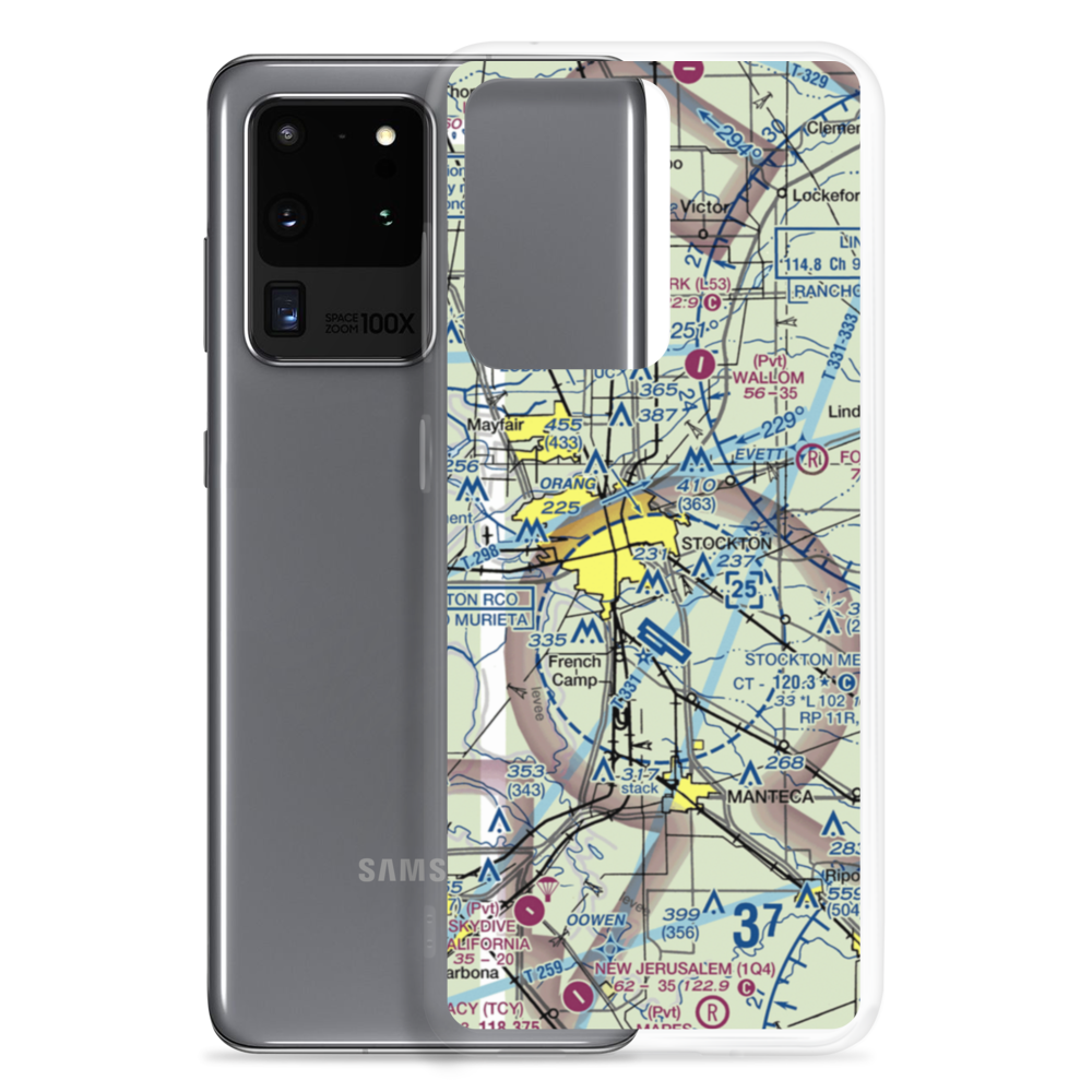 Harley Airport (6CL8) VFR Sectional Samsung Case Samsung Galaxy S20 Ultra model shown