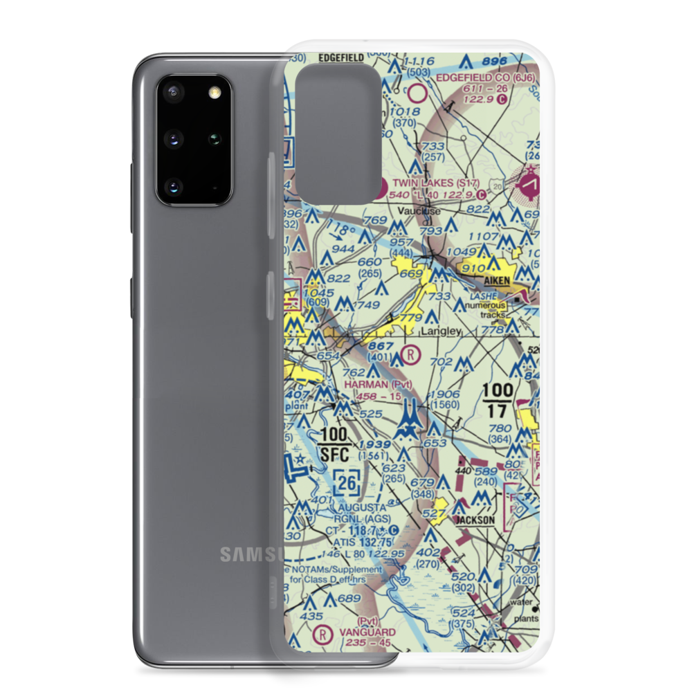 Harman Airport (SC20) VFR Sectional Samsung Case Samsung Galaxy S20 Plus model shown