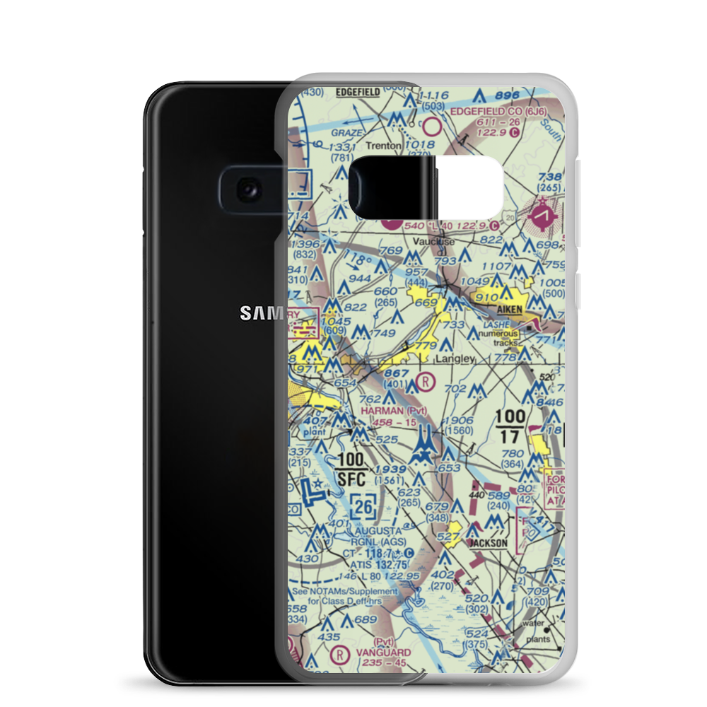 Harman Airport (SC20) VFR Sectional Samsung Case Samsung Galaxy S10e model shown