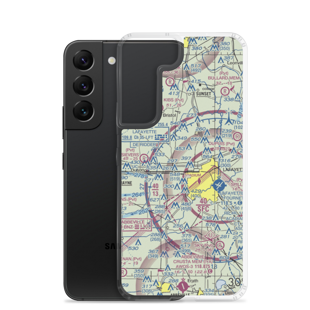 Harmon Seaplane Base (0LA6) VFR Sectional Samsung Case Samsung Galaxy S22 model shown