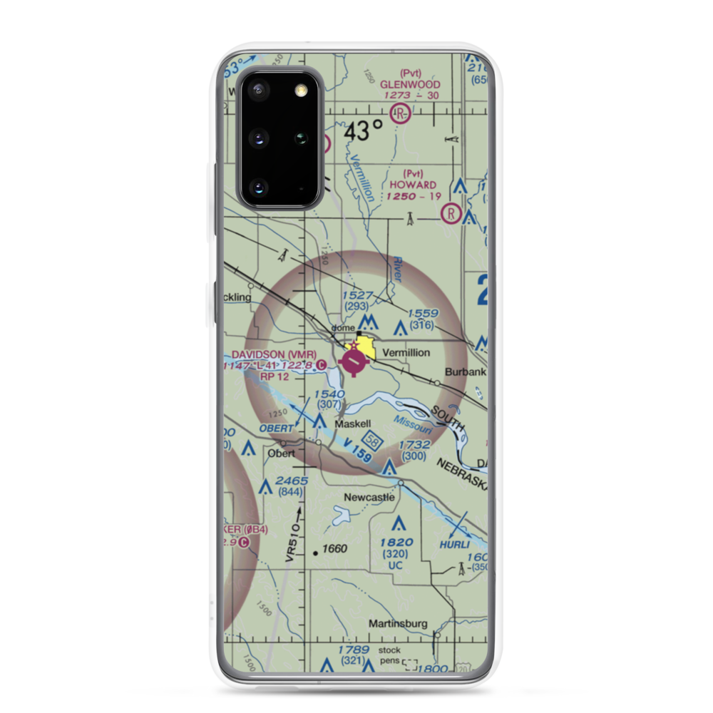 Harold Davidson Field (VMR) VFR Sectional Samsung Case Samsung Galaxy S20 Plus model shown