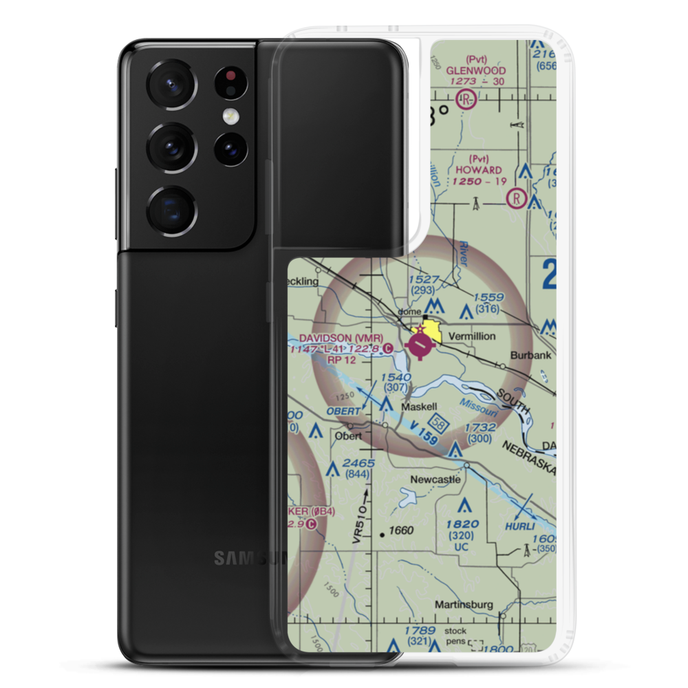 Harold Davidson Field (VMR) VFR Sectional Samsung Case Samsung Galaxy S21 Ultra model shown