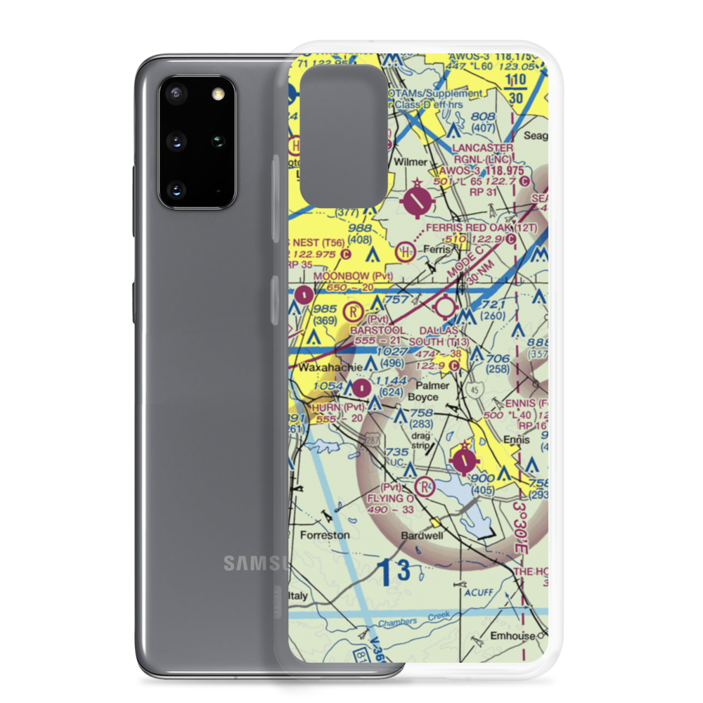 Harper Airport (8TX6) VFR Sectional Samsung Case Samsung Galaxy S20 Plus model shown
