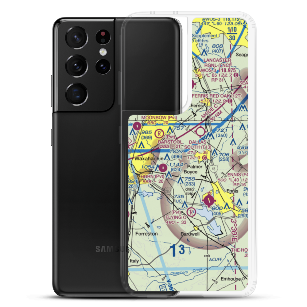 Harper Airport (8TX6) VFR Sectional Samsung Case Samsung Galaxy S21 Ultra model shown